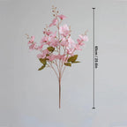 Collection of magnolia blossom stems set of 3 for silk faux flowers by IPOPU