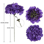 Artificial Hydrangea Flower Heads 10pcs | Wedding Centerpiece Bouquet Party & DIY Floral Decor in 11 Colors