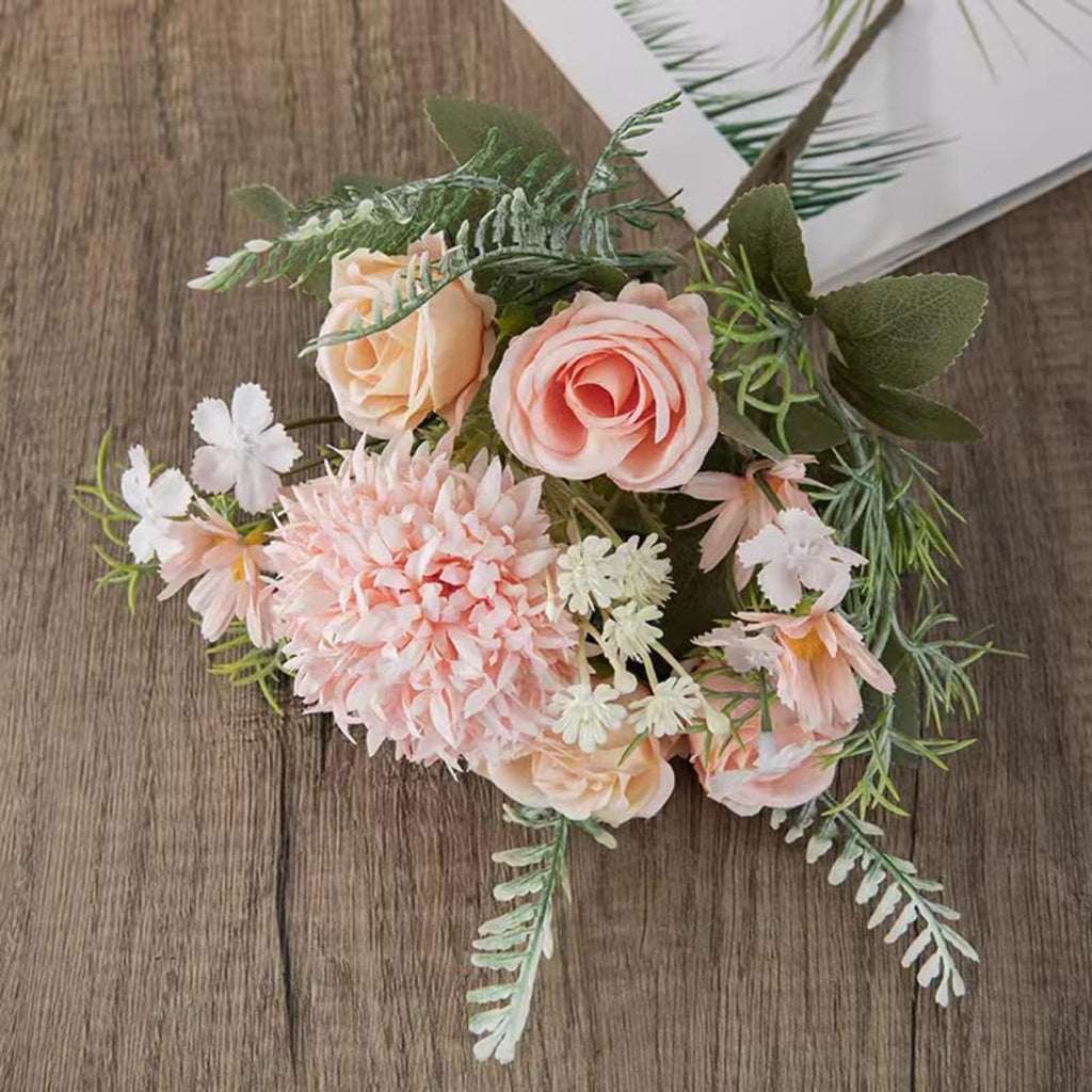 Artificial Dandelion Bouquet Set of 4 | 5 Colors for Wedding Home Party DIY Decor