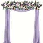 Artificial Rose Flower Row Panel | Wedding Backdrop Photo Wall Party & Home Wall Decor in Yellow Purple Pink Red White Orange