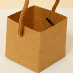 Succulent Gift Box Kraft Paper Bags with Handles | Party Favors for Wedding Baby Shower Birthday & Graduation