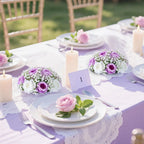 Rose flower ball centerpieces 2pcs styled for wedding table party by IPOPU
