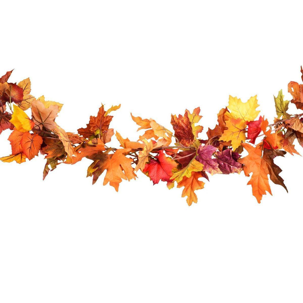 Fall Maple Leaf Hanging Vine Garland | Artificial Autumn Foliage for Thanksgiving Home Wedding Fireplace