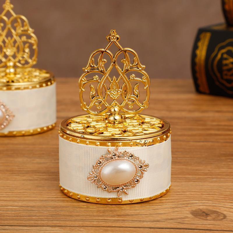 Wedding Favor Boxes with Lid Set of 12 | Gold Candy Chocolate Gift Boxes for Wedding Baby Shower Anniversary & Party