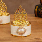 Wedding Favor Boxes with Lid Set of 12 | Gold Candy Chocolate Gift Boxes for Wedding Baby Shower Anniversary & Party