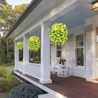 Eucalyptus & morning glory wall hanging arranged for home porch garden by IPOPU