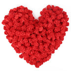 Mini Foam Rose Heads Bulk 500pcs | DIY Wedding Bouquet Baby Shower Centerpiece & Party Home Decor in 12 Colors