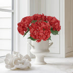 Real Touch Latex Hydrangea Flowers 4pcs 21 inch | Wedding Centerpiece Home Baby Shower & Holiday Decor in 10 Colors