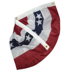 Usa pleated half fan flag bunting arranged for 4th of july independ by IPOPU