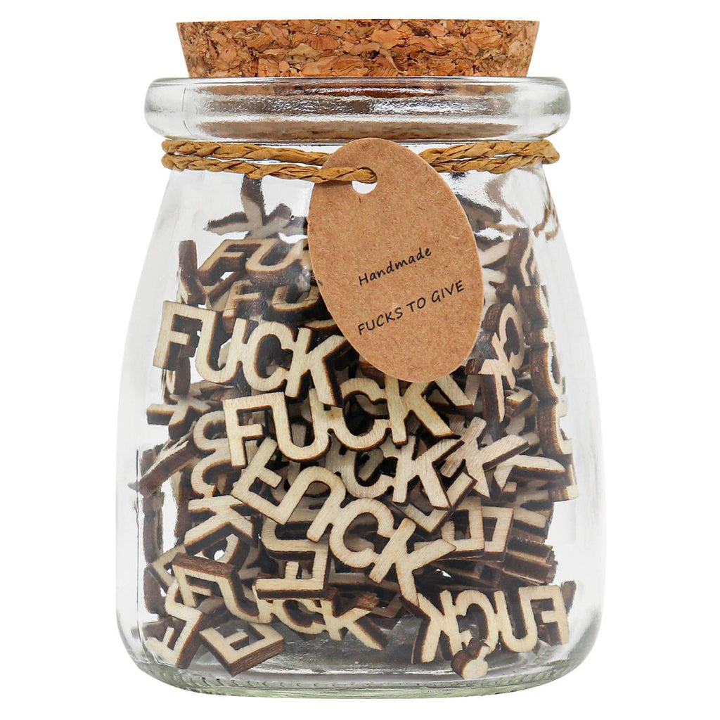 Jar of f*cks arranged for funny gag gift with by IPOPU