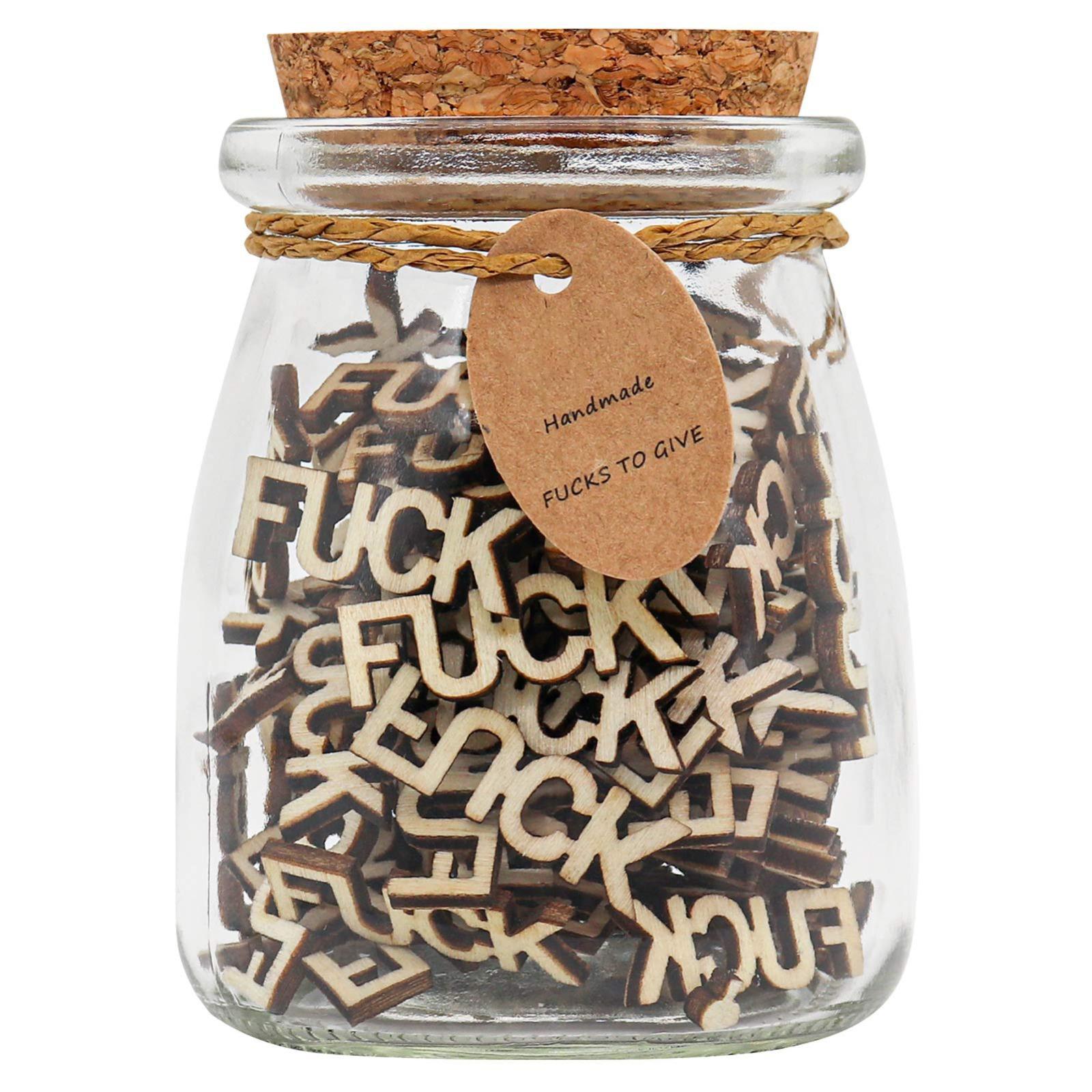 Jar of f*cks arranged for funny gag gift with by IPOPU
