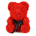 Foam Rose Teddy Bear with Gift Box |5.9" Valentine's Day Birthday Gift for Her