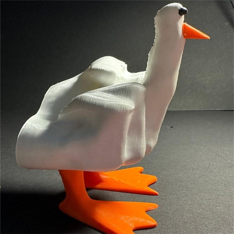 Funny Duck Resin Figurine ,Middle Finger Duck Resin Garden Statue ,Middle Finger Duck Resin Craft You Home Decoration Sculpture Statue for Home Office Desk Gift Ornaments