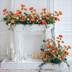 Artificial Poppy Flowers 6pcs 32 Inch | Wedding Home Party Table Centerpiece & Arrangement in 10 Colors