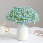 Artificial Baby's Breath Gypsophila Bouquet Flowers | Wedding Party Garden Home & DIY Decoration in White Pink Blue Green Purple Yellow