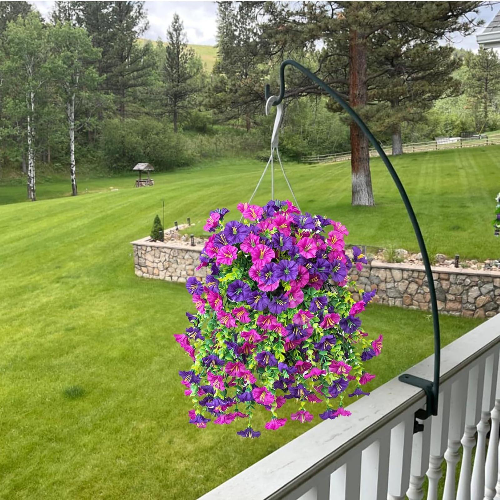 Eucalyptus & morning glory wall hanging arranged for home porch garden by IPOPU