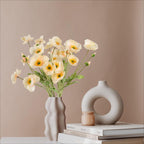 Handmade Artificial Faux Blooms 10pcs | Home Flower Arrangement Wedding Holiday & DIY Decor in 14 Colors
