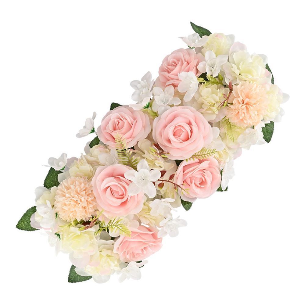 Floral swags arranged for wedding arch party by IPOPU