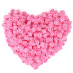 Mini Foam Rose Heads Bulk 500pcs | DIY Wedding Bouquet Baby Shower Centerpiece & Party Home Decor in 12 Colors