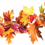 Fall Maple Leaf Hanging Vine Garland | Artificial Autumn Foliage for Thanksgiving Home Wedding Fireplace