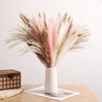 Blush Pink Dried Pampas Grass Bouquet | Natural Boho Wedding Home Farmhouse Decor Centerpiece