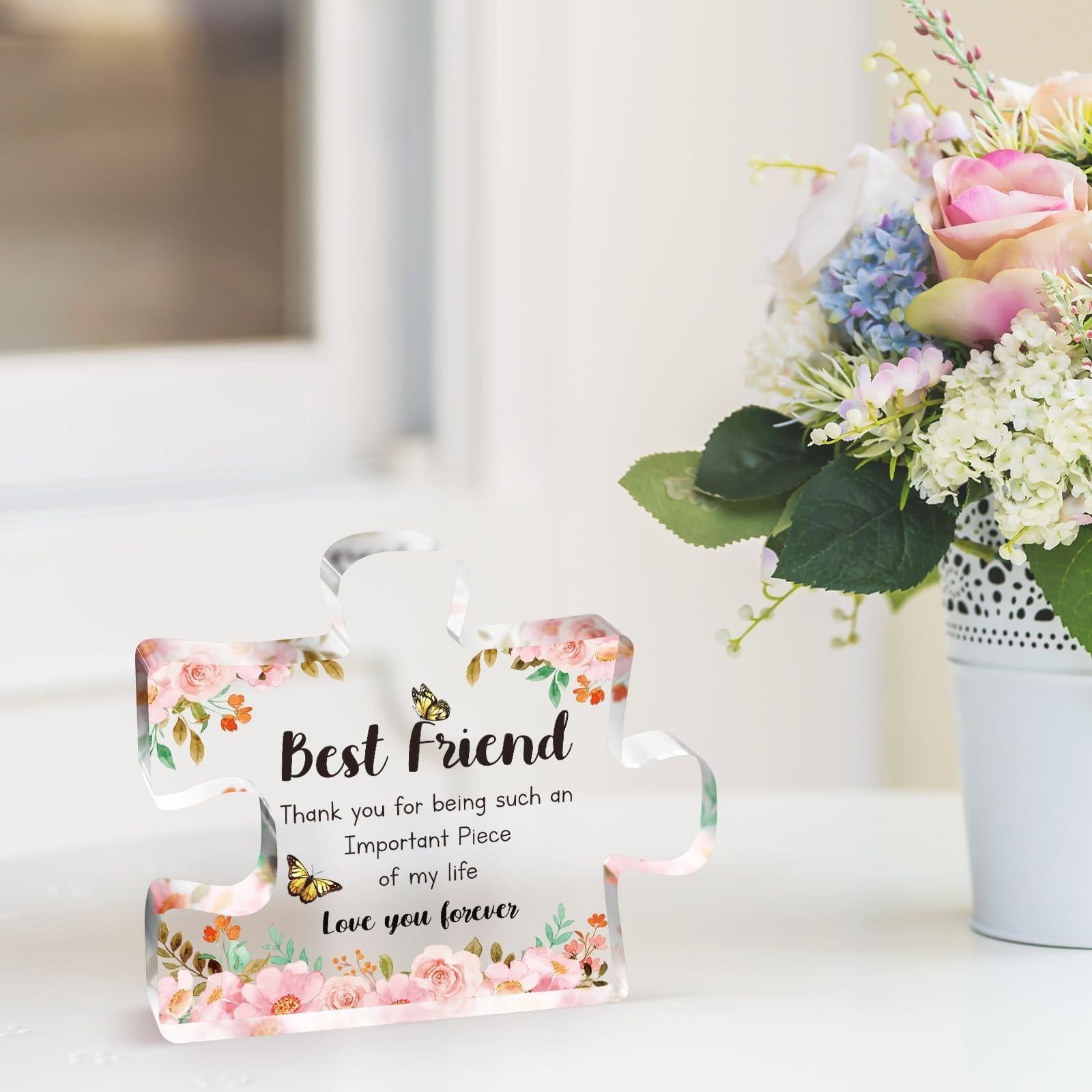 Custom Acrylic Puzzle Plaque | Engraved Gift for Mom Sister Grandma Friend Valentine's Day Mother's Day