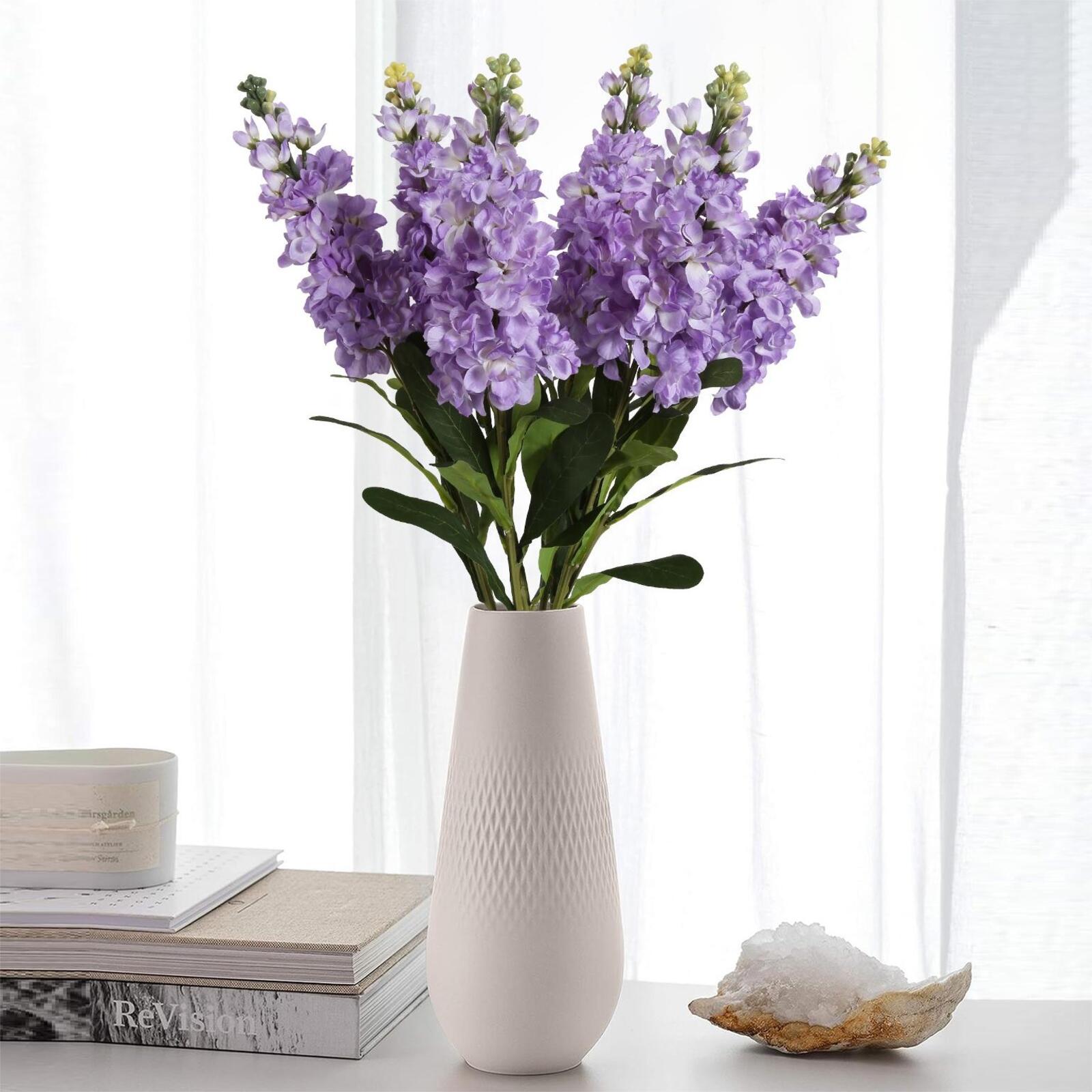Collection of delphinium flowers 6pcs 34 inch long stem for larkspur hyacinth by IPOPU