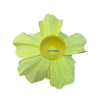 Large Flower Fascinator Hat with Headband & Clip | Tea Party Wedding Derby Cocktail Headwear in 7 Colors