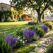 Artificial Lavender Bundles – UV Resistant Faux Flowers, Set of 8