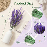 Artificial Lavender Bundles – UV Resistant Faux Flowers, Set of 8