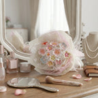 DIY Ceramic Flower Bouquet Material Kit Handmade Clay Assembly Set with Glaze for Home Decor Craft Gift