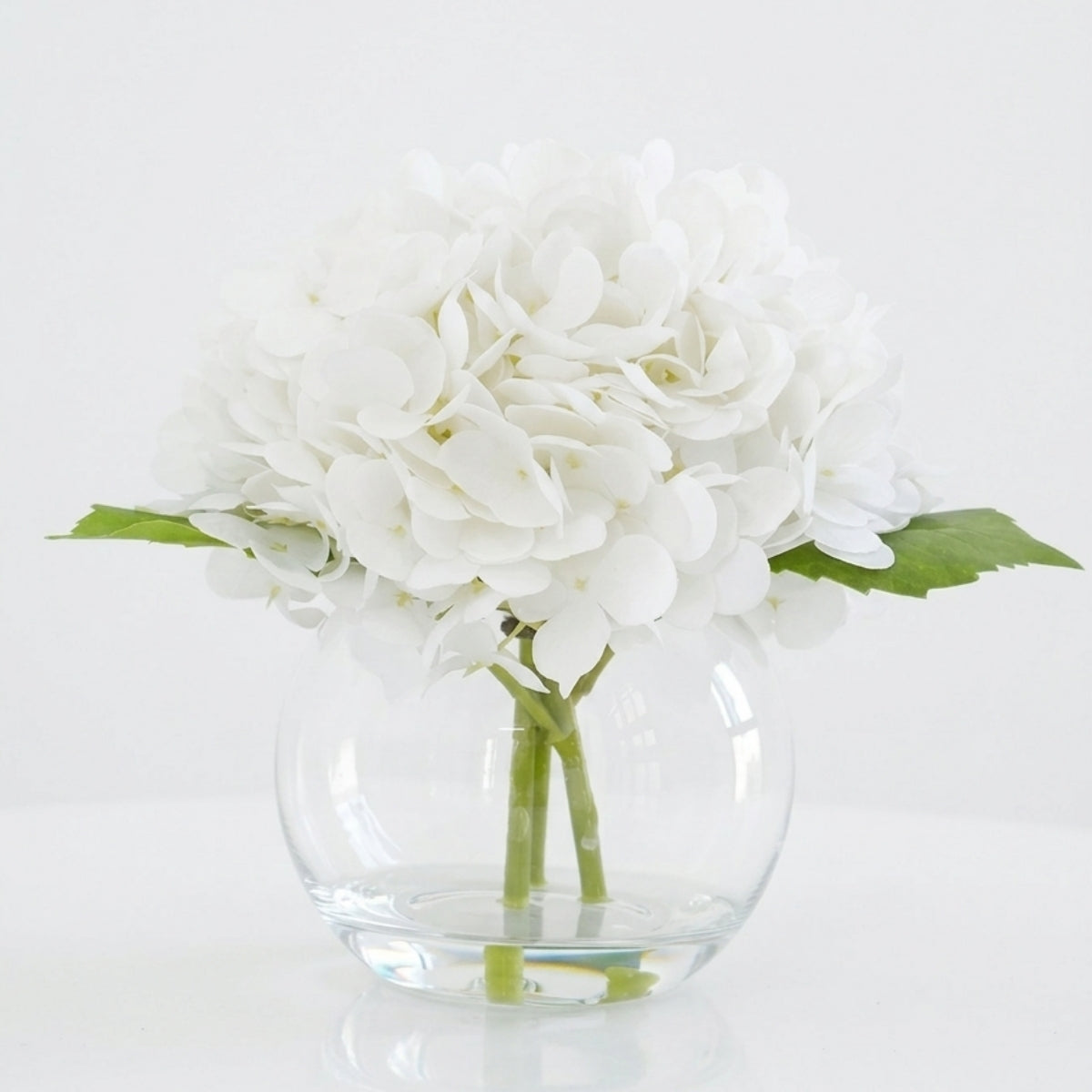 Artificial Hydrangea Flowers in Vase | Premium Faux Hydrangea for Home Decor Coffee Table Wedding DIY
