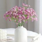 Artificial Baby's Breath Gypsophila Bouquet Flowers | Wedding Party Garden Home & DIY Decoration in White Pink Blue Green Purple Yellow