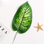 Artificial Monstera Palm Tropical Leaves 20pcs | Home Party Office Store & DIY Decor in 4 Styles A B C D
