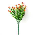 Artificial Eucalyptus and Lotus Decorative Flowers 4pcs | Wedding Flower Wall Home Garden & Party Decor in 7 Colors