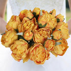 Collection of peony flowers 2 bouquets 10 heads with stems for wedding decoration by IPOPU