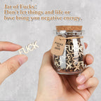 Jar of f*cks arranged for funny gag gift with by IPOPU