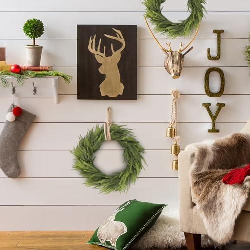 Soft rubber pine needle christmas decor arranged for wreath garland vine by IPOPU