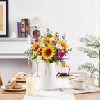 Artificial Sunflower Bouquet | Bridal Wedding Centerpiece Fall Arrangement Party Table & Home Decoration