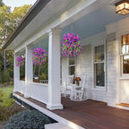 Eucalyptus & morning glory wall hanging arranged for home porch garden by IPOPU
