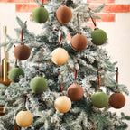 Detail of velvet christmas ball ornaments bulk shatterproof for flocked xmas tree by IPOPU