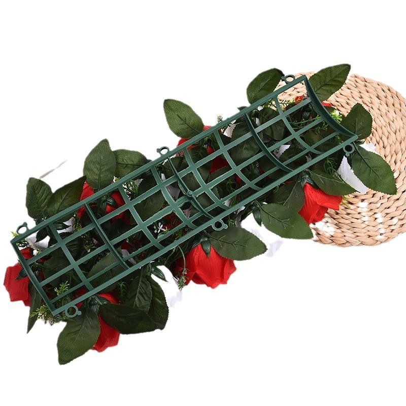 Artificial Rose Floral Arrangement | Wedding Table Centerpiece Dining Table Birthday Party & Home Decor in Pink Red Blue Black