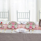 Detail of rose flower ball centerpieces 2pcs for wedding table party by IPOPU