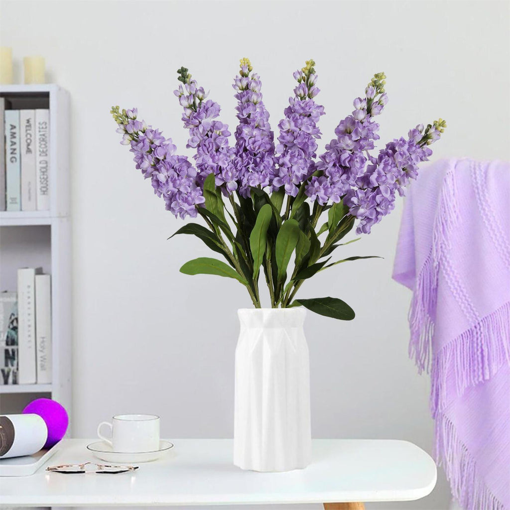Detail of delphinium flowers 6pcs 34 inch long stem for larkspur hyacinth by IPOPU