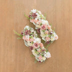 Artificial Floral Swag Garland | Wedding Arch Table Runner Centerpiece & Party Backdrop Decor in White Wine Red Pink Blue Beige