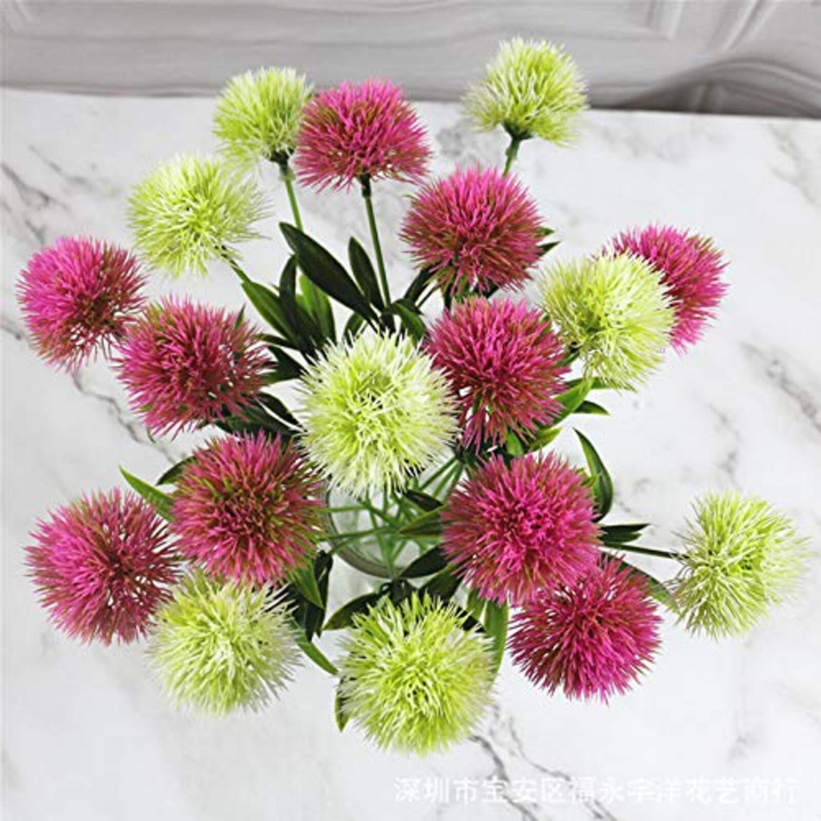 Dandelion flower bush arranged for wedding bouquet by IPOPU