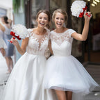 Crystal Diamond Rose Bridal Bouquet | Wedding Bride Bridesmaid Church & Party in Ivory White