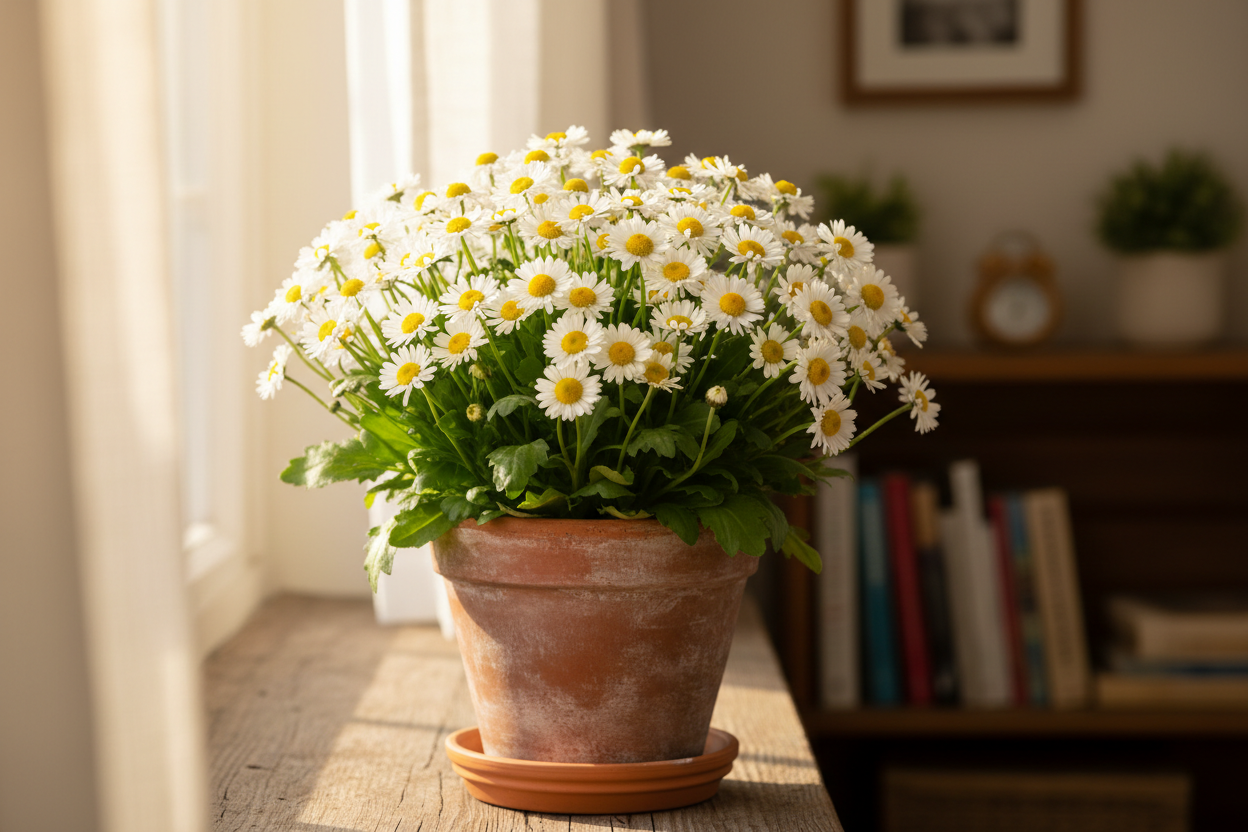 生成一盆小雏菊