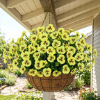 Artificial Pansy Flowers Outdoor Spring Flowers Pansies Wildflower UV Resistant Plants Faux Impatiens for Window Box Wedding Party Outside Garden Porch Decor