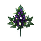 Cemetery flowers memorial rose bouquets with arranged for gravesite decoration by IPOPU